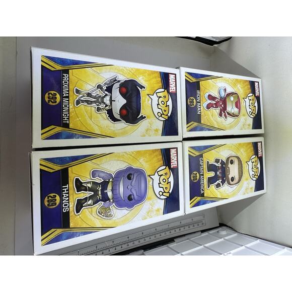 Funko Pop Marvel Avengers End Game Lot Iron Man Captain America Thanos Proxima - Picture 4 of 6